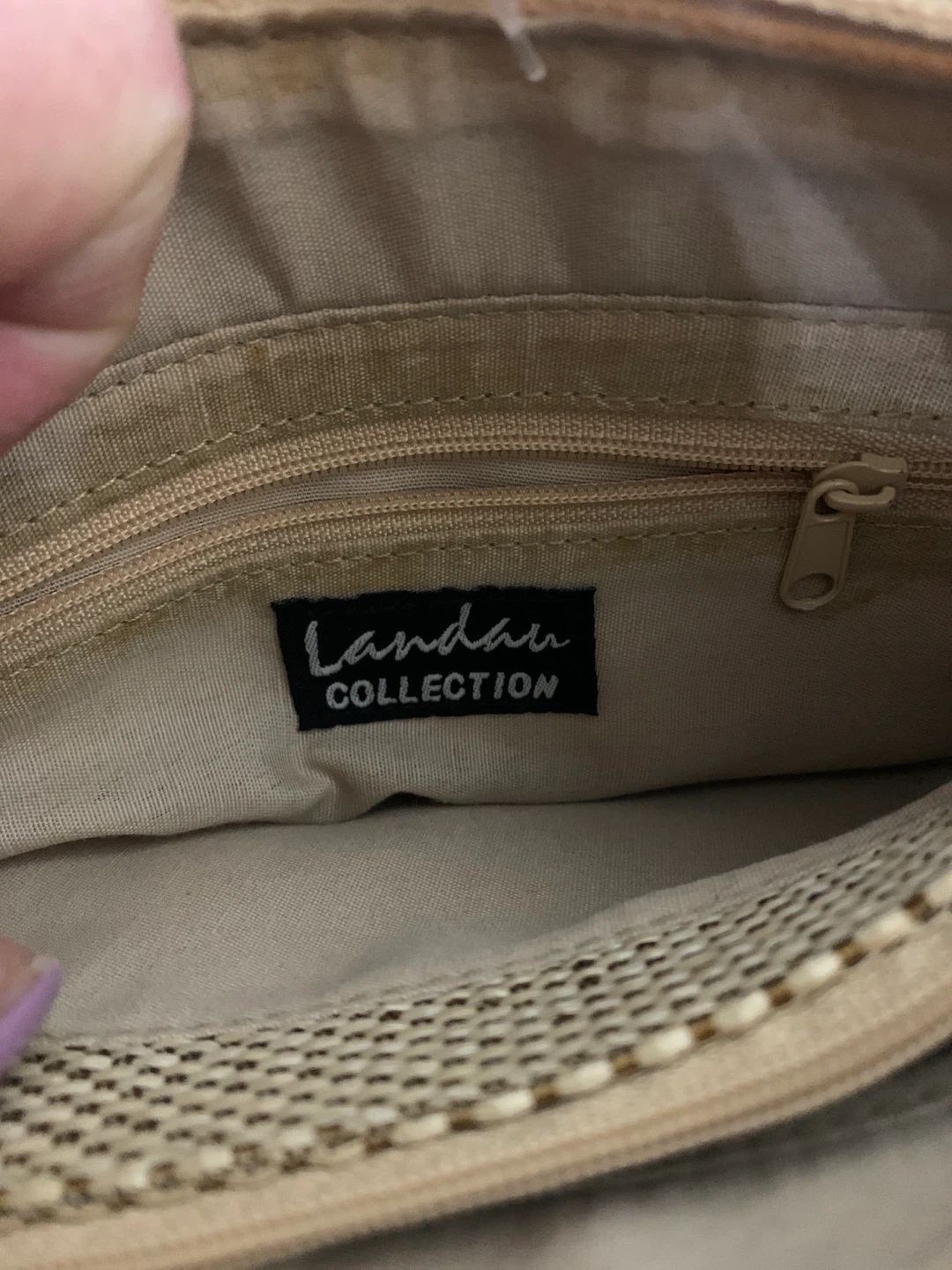 Landau Collection Straw and Leather Handbag - photo 5