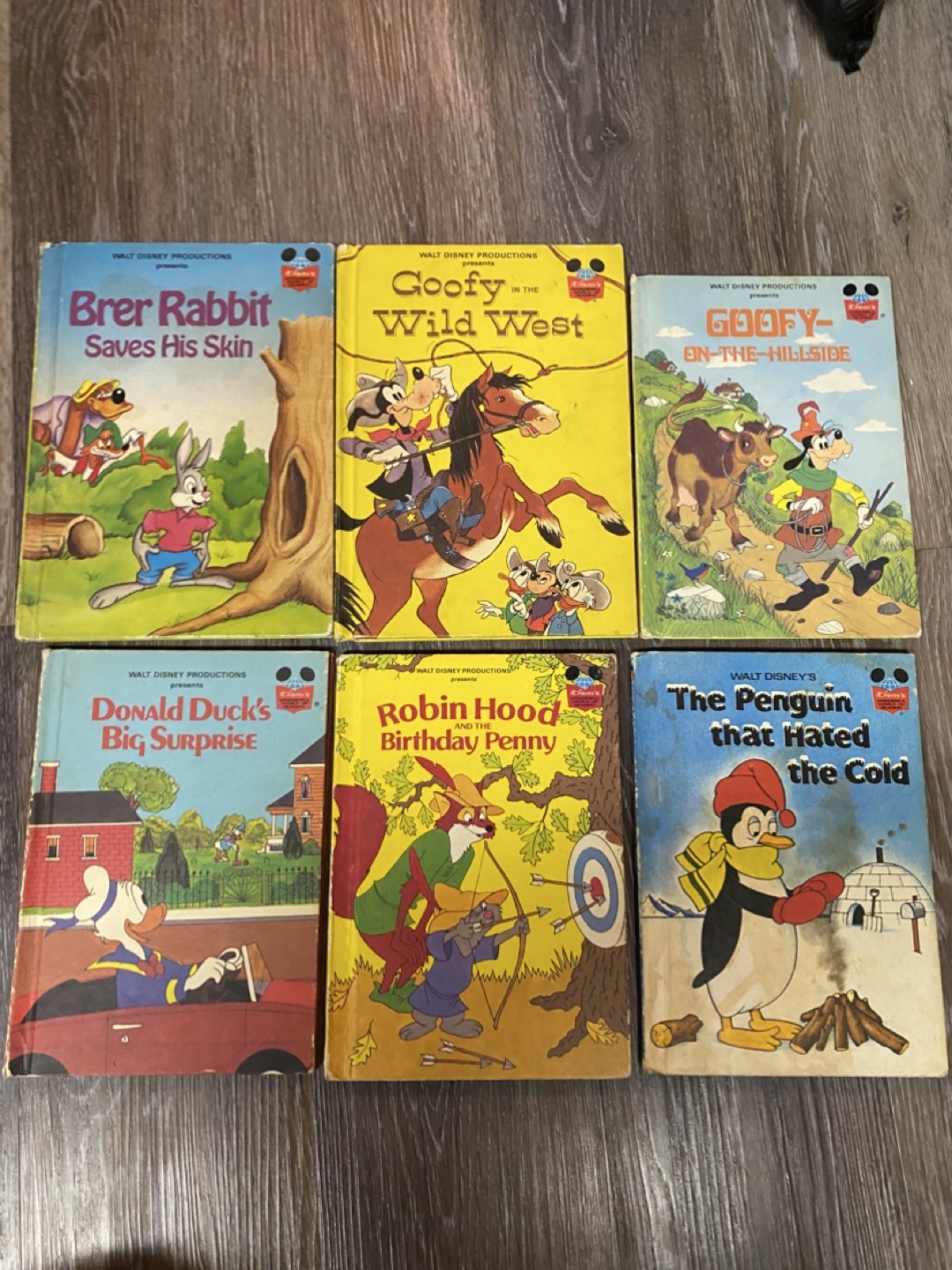 Vintage Walt Disney Children's Books Collection