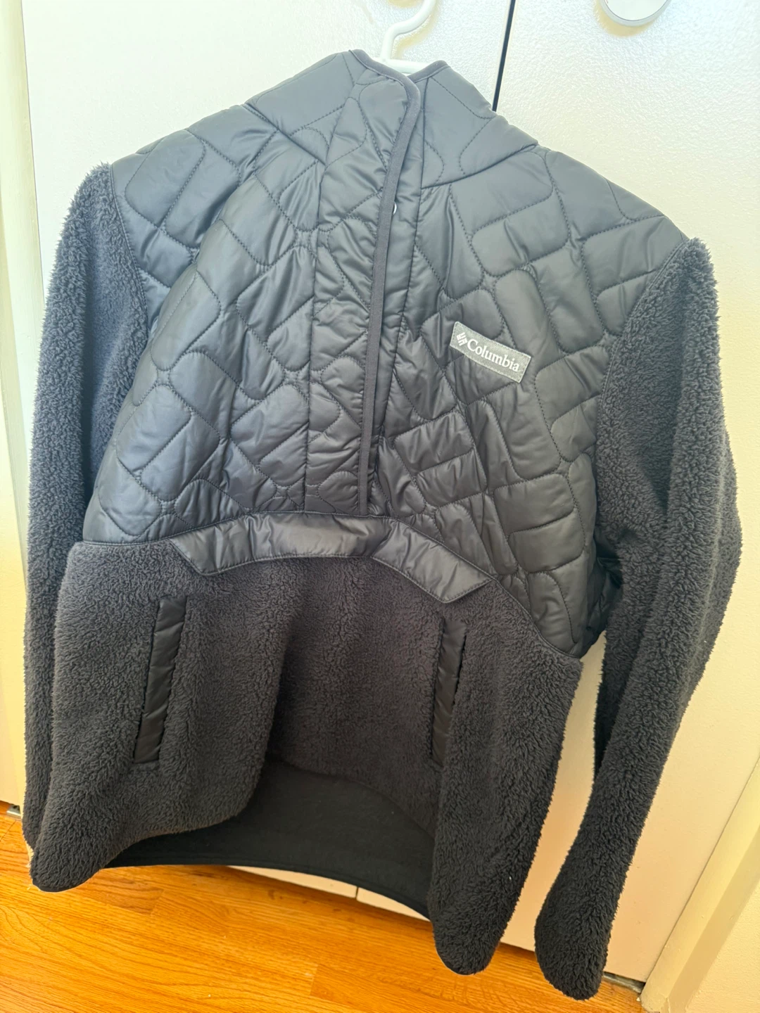 Brand New Columbia Black Sherpa Fleece Pullover Hoodie - photo 4