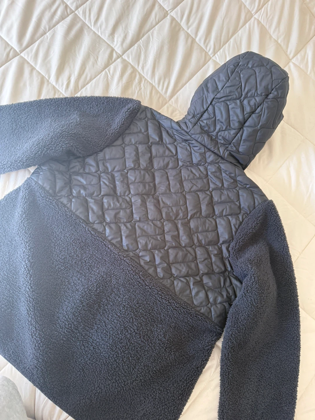 Brand New Columbia Black Sherpa Fleece Pullover Hoodie - photo 2