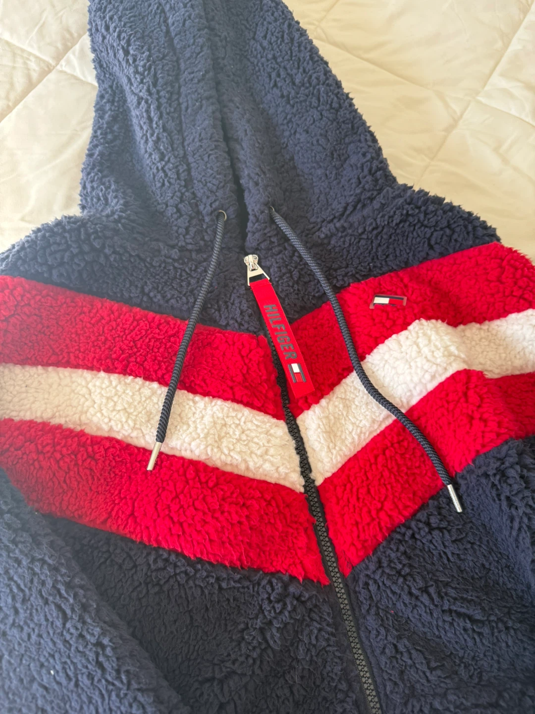 Brand New Tommy Hilfiger Sport Sherpa/Fleece Hoodie - photo 2