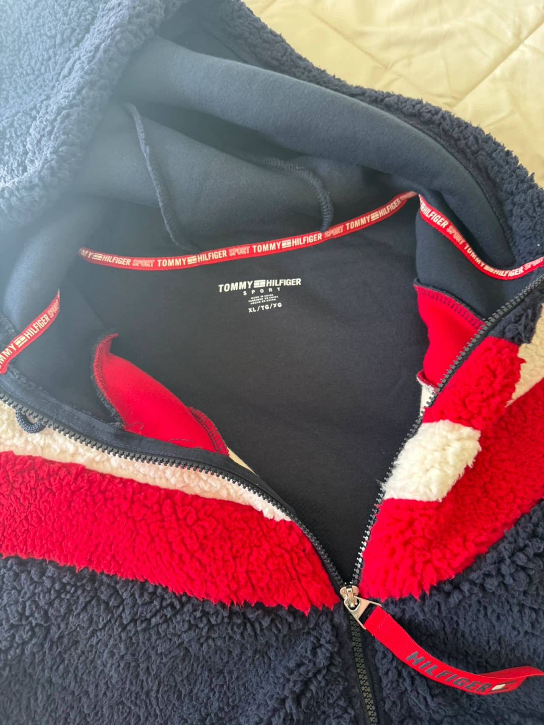 Brand New Tommy Hilfiger Sport Sherpa/Fleece Hoodie - photo 4
