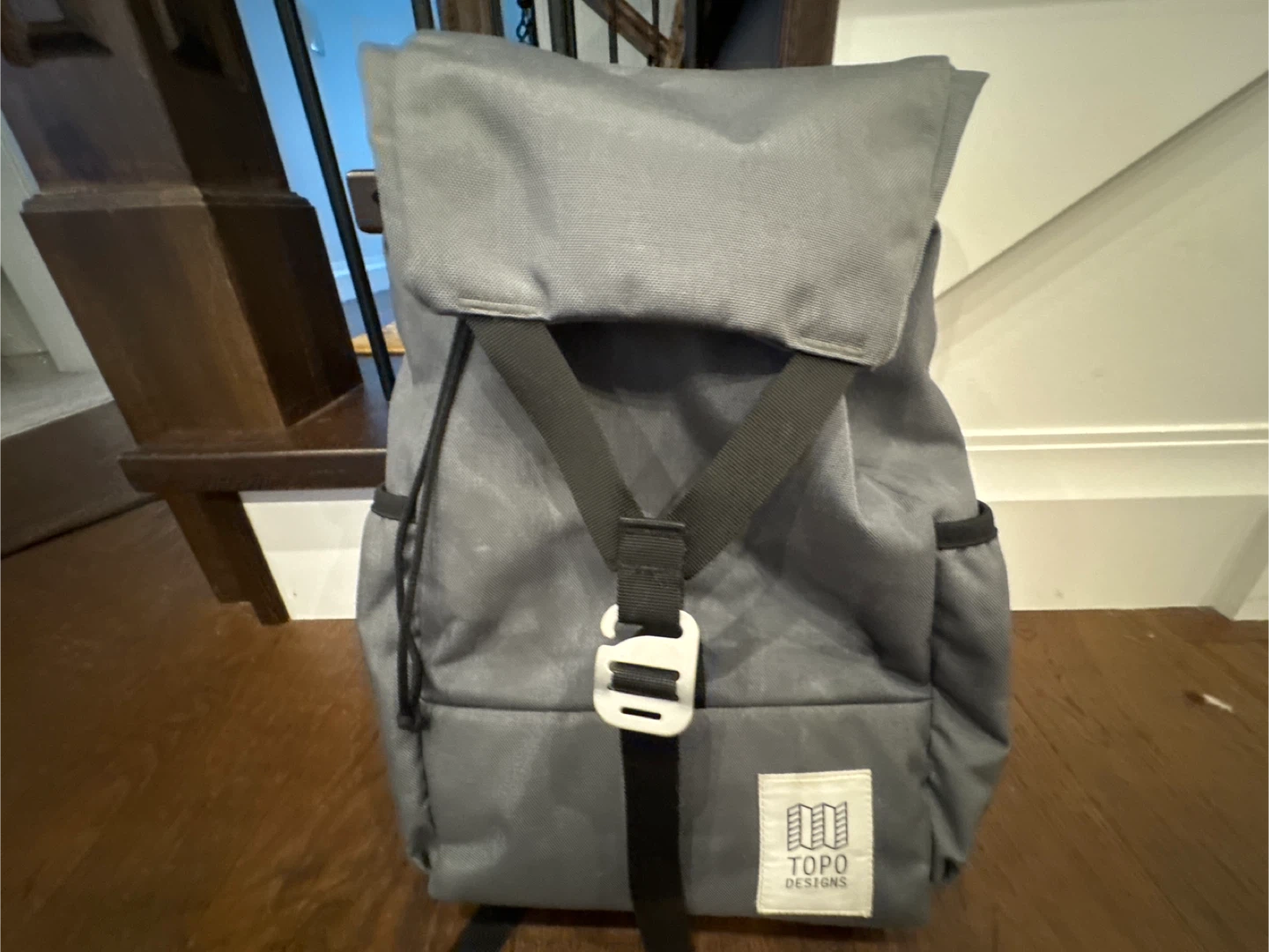 Topo backpack, Grey and black