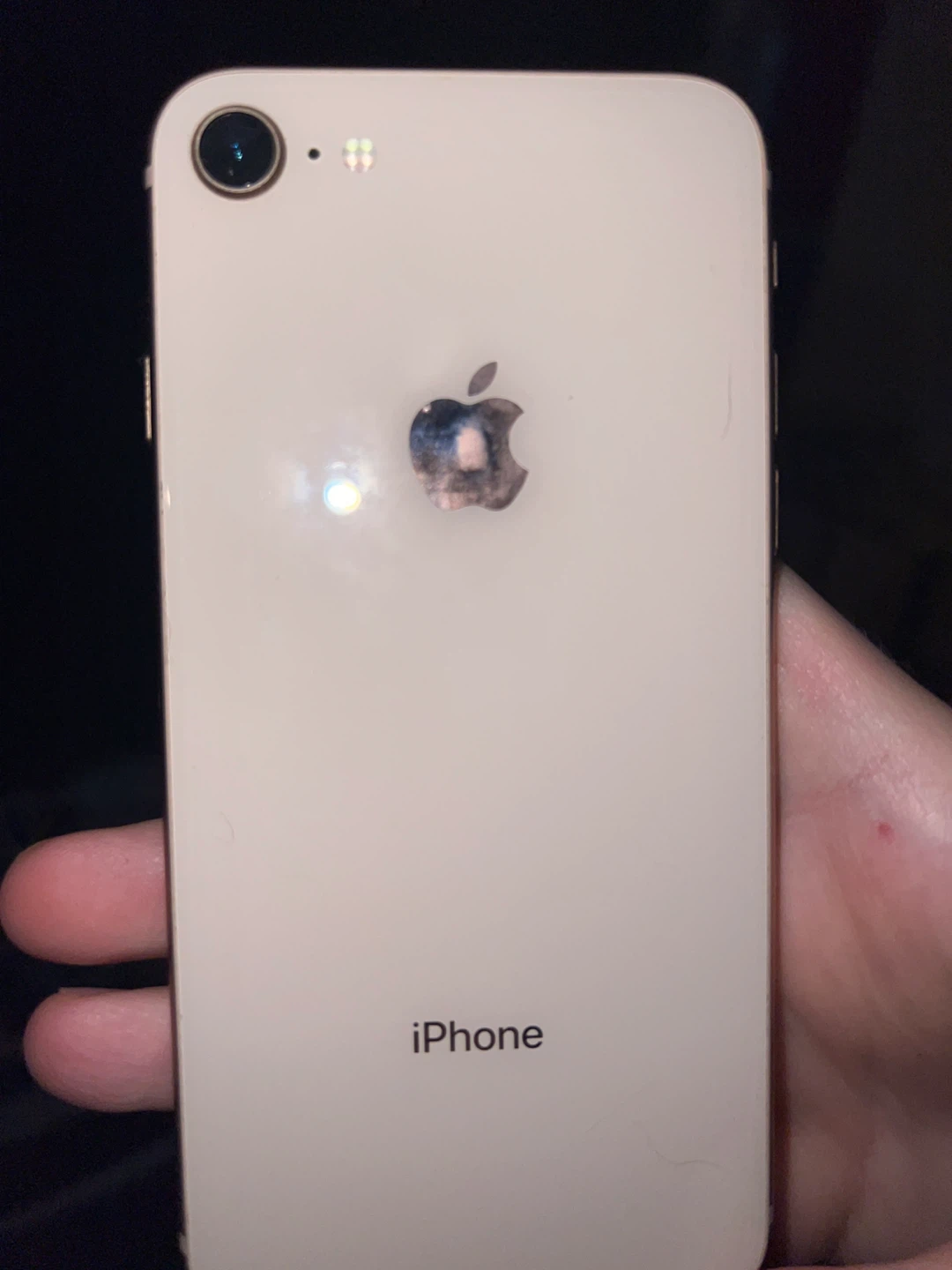 iPhone 8 rose gold 74% battery health charging port not working