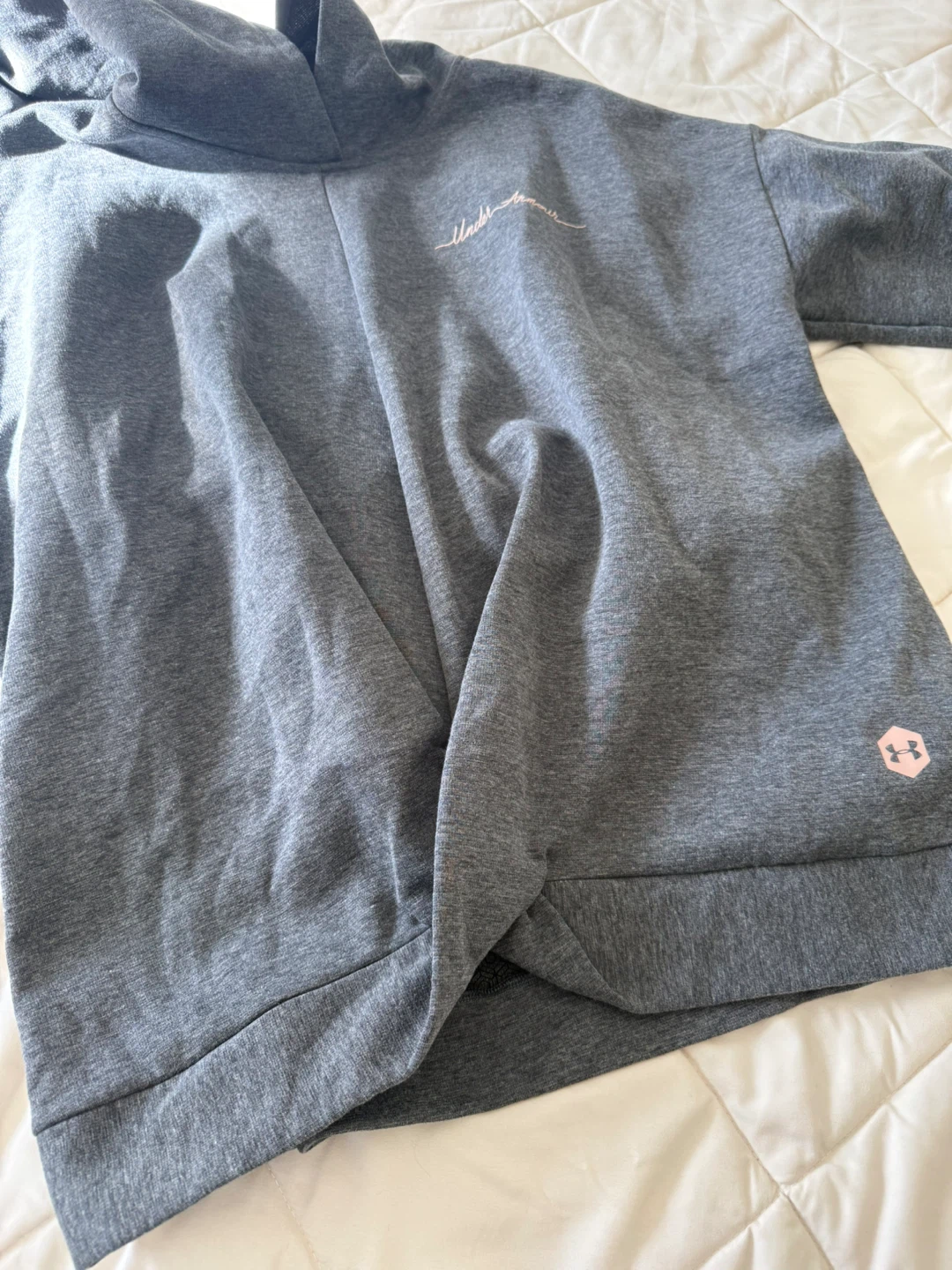Under Armour Hoodie – Grey – Size Large-Brand New - photo 3
