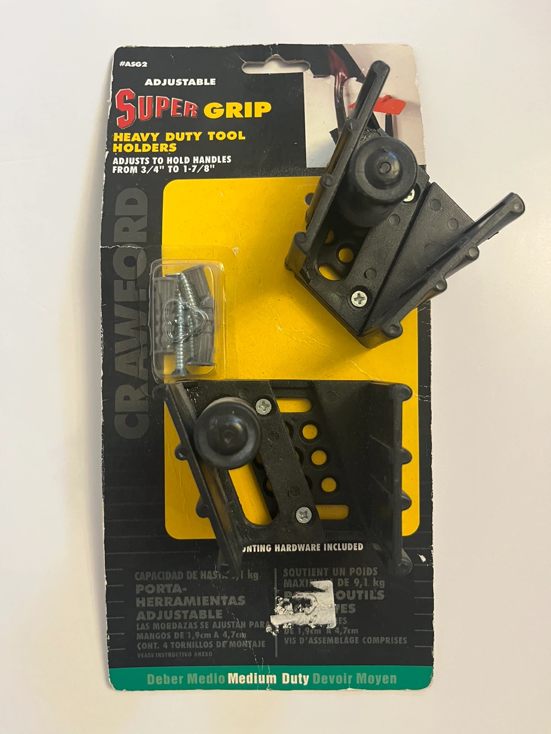 Crawford Super Grip Adjustable Heavy Duty Tool Holders
