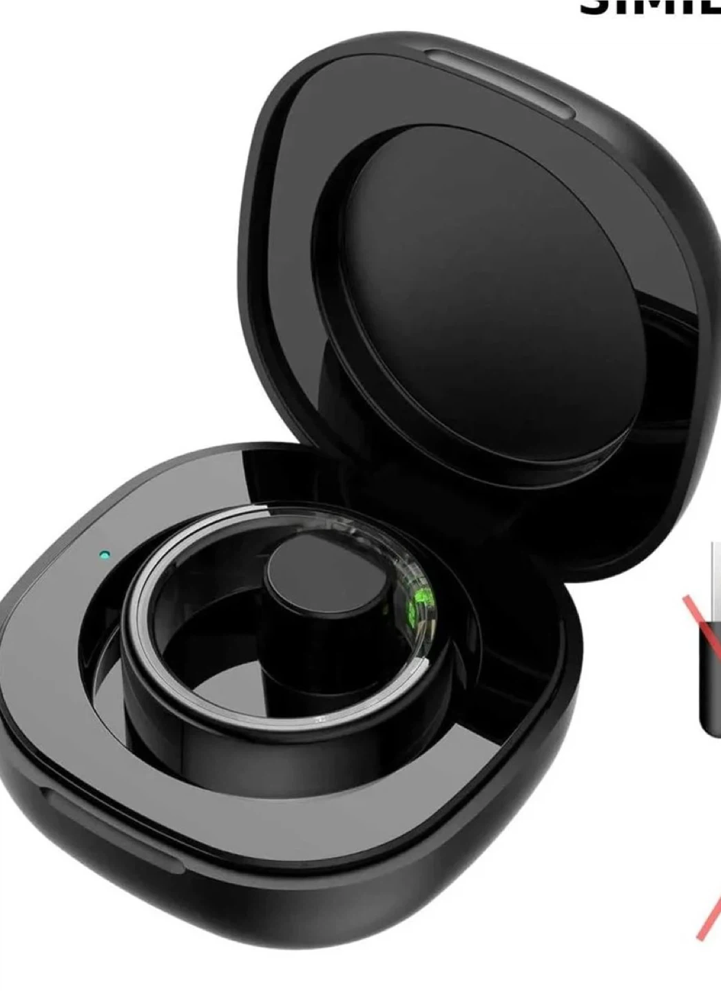 Smart Ring with Charging Case