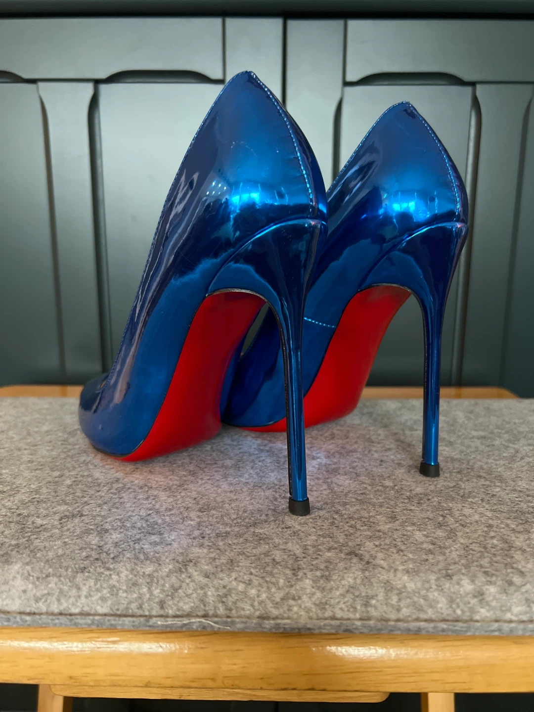 Blue Stiletto Heels Size 40 - photo 2