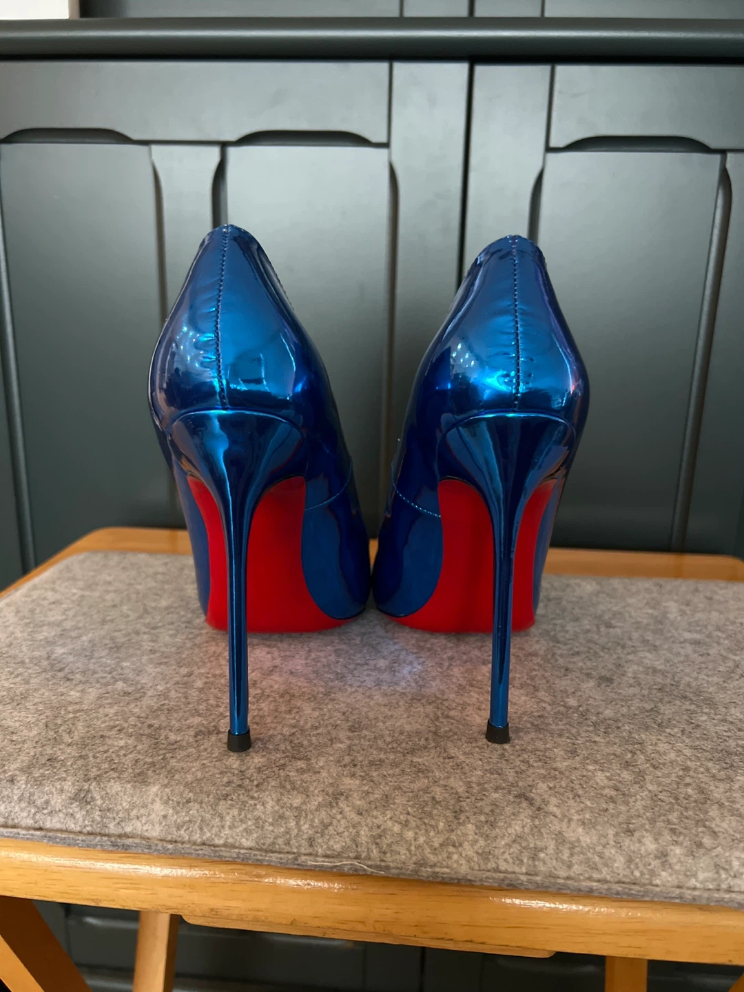 Blue Stiletto Heels Size 40 - photo 3