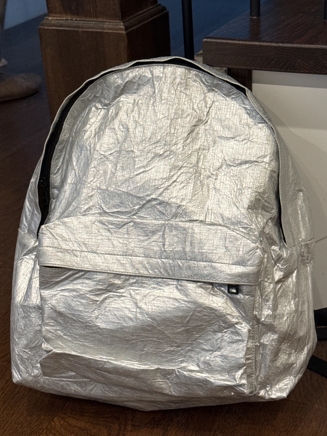Obey silver backpack