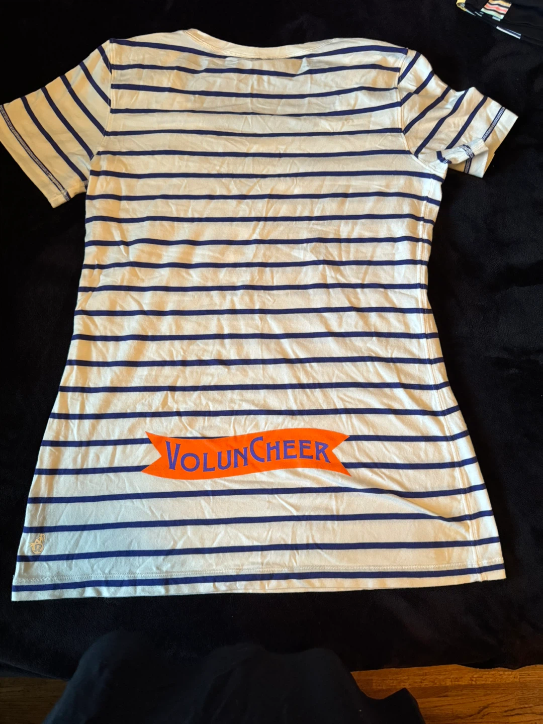 Lululemon Striped T-Shirt with 'VOLUNCHEER' Graphic - photo 2