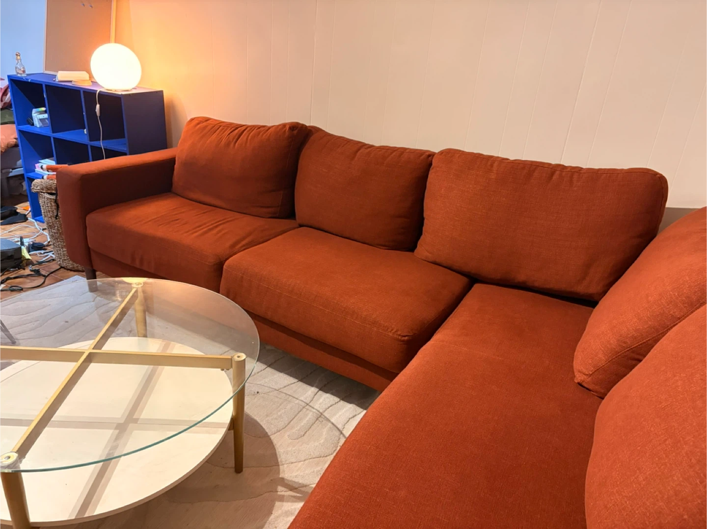 Orange Sectional Sofa