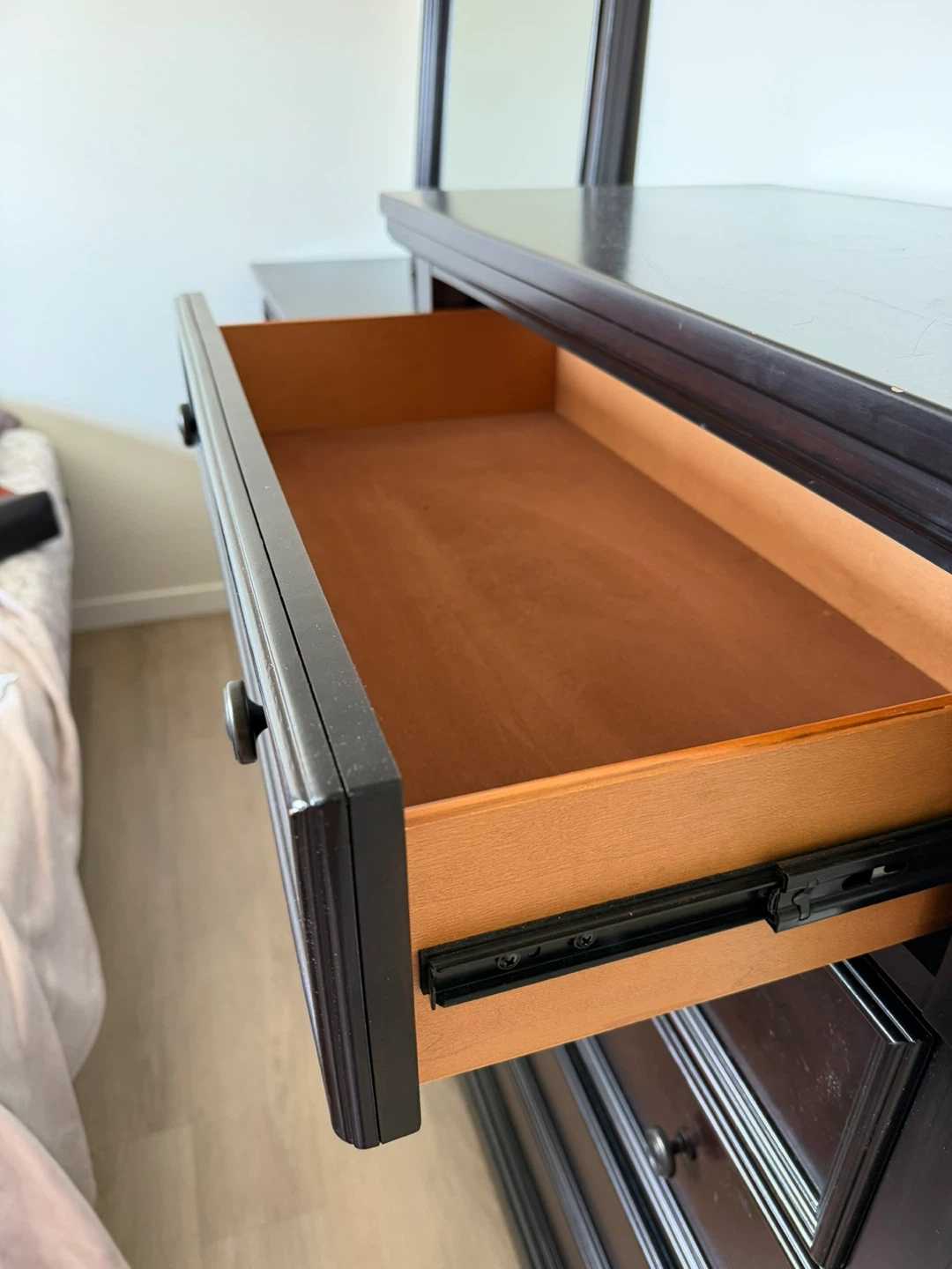 Dark Brown 5-Drawer Chest of Drawers - photo 5