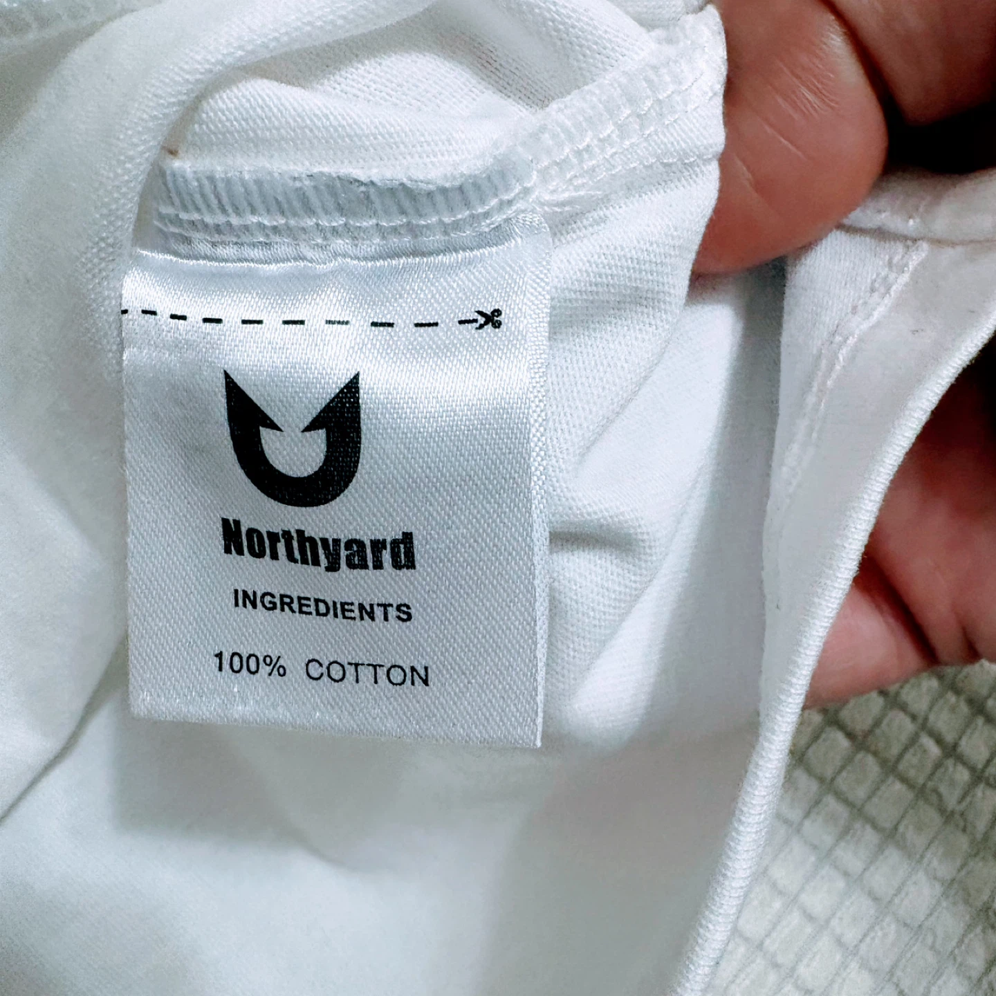 Northyard White 100% Cotton Henley T-Shirt - photo 5