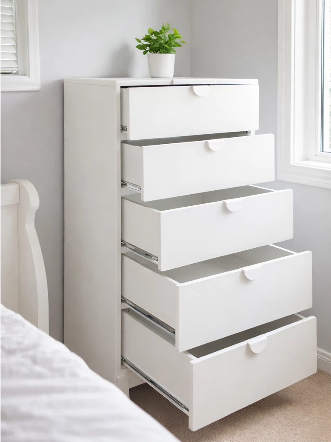 IKEA White 6 Drawer Dresser – Excellent Condition - photo 2