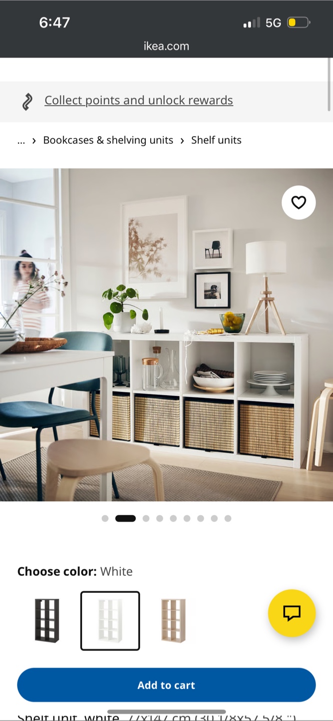 IKEA KALLAX Shelf Unit - White - photo 2