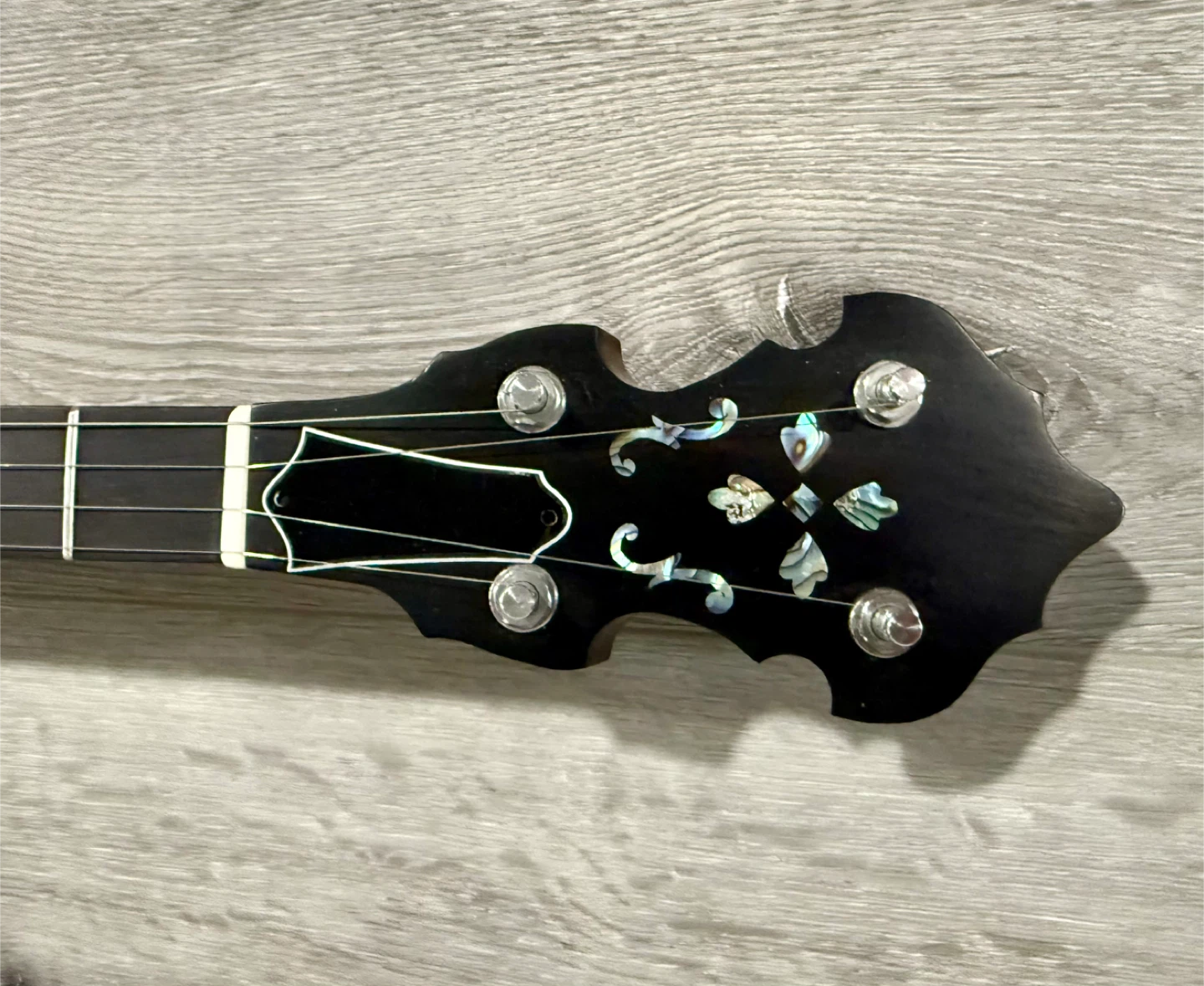 ‼️ Open style banjo with mother-of-pearl inlays - photo 5