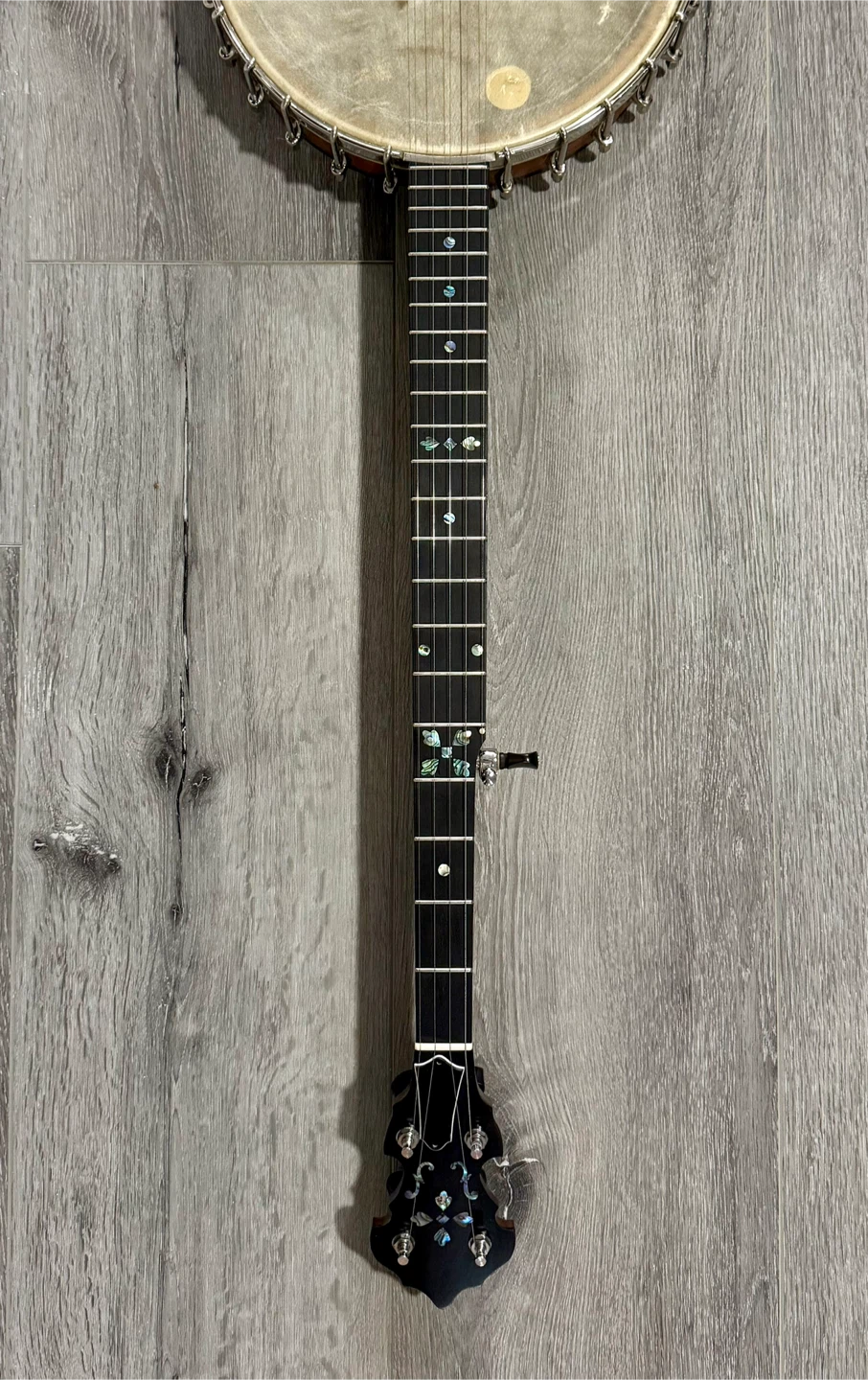 ‼️ Open style banjo with mother-of-pearl inlays - photo 3