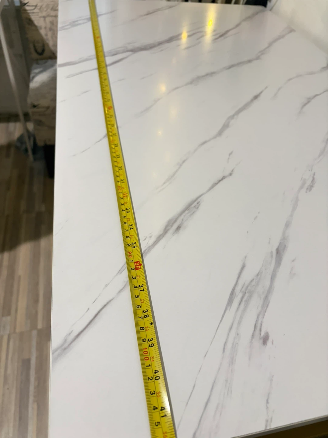 Marble Top Bar Table with 2 Stools - photo 2