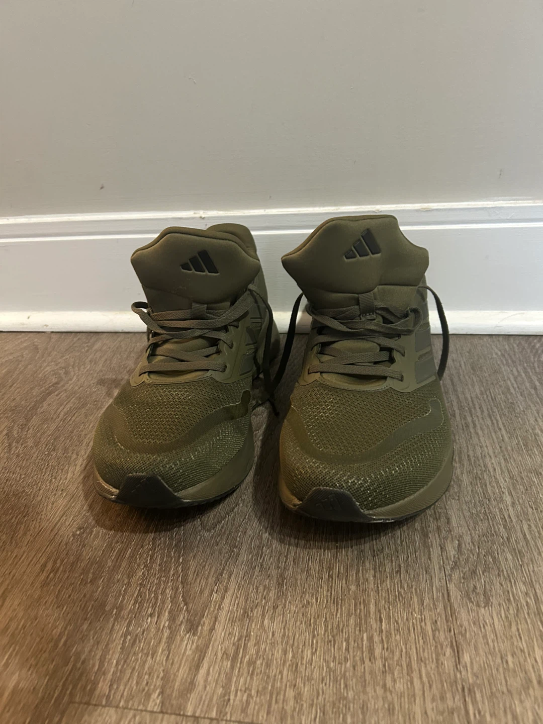 Adidas Men’s Running Shoes - Olive Green - 11