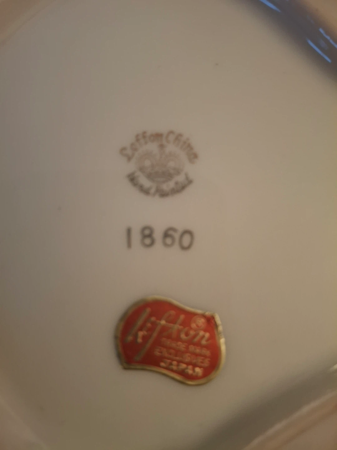 Vintage Lefton China hand painted dish- Heritage Rose design - photo 5