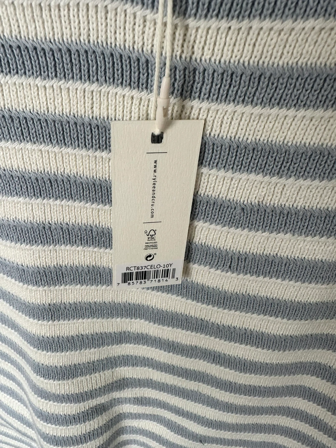 Rylee + Cru Striped Knit Tank Top - Size 10 - photo 2