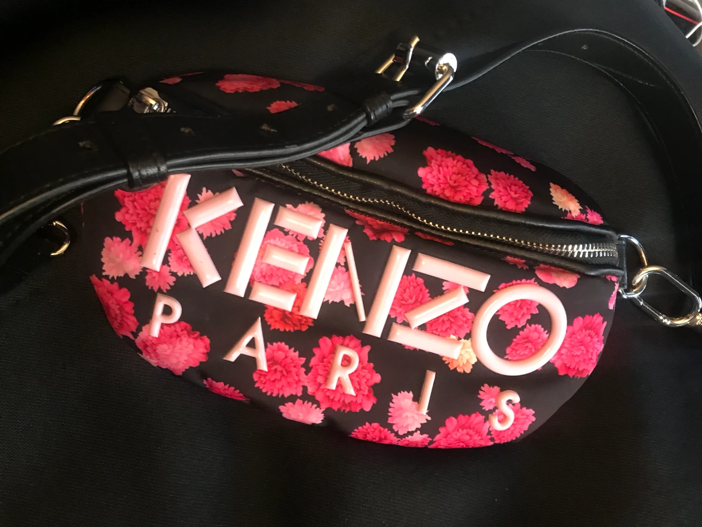 Kenzo Paris Floral Fanny Pack Belt Bag