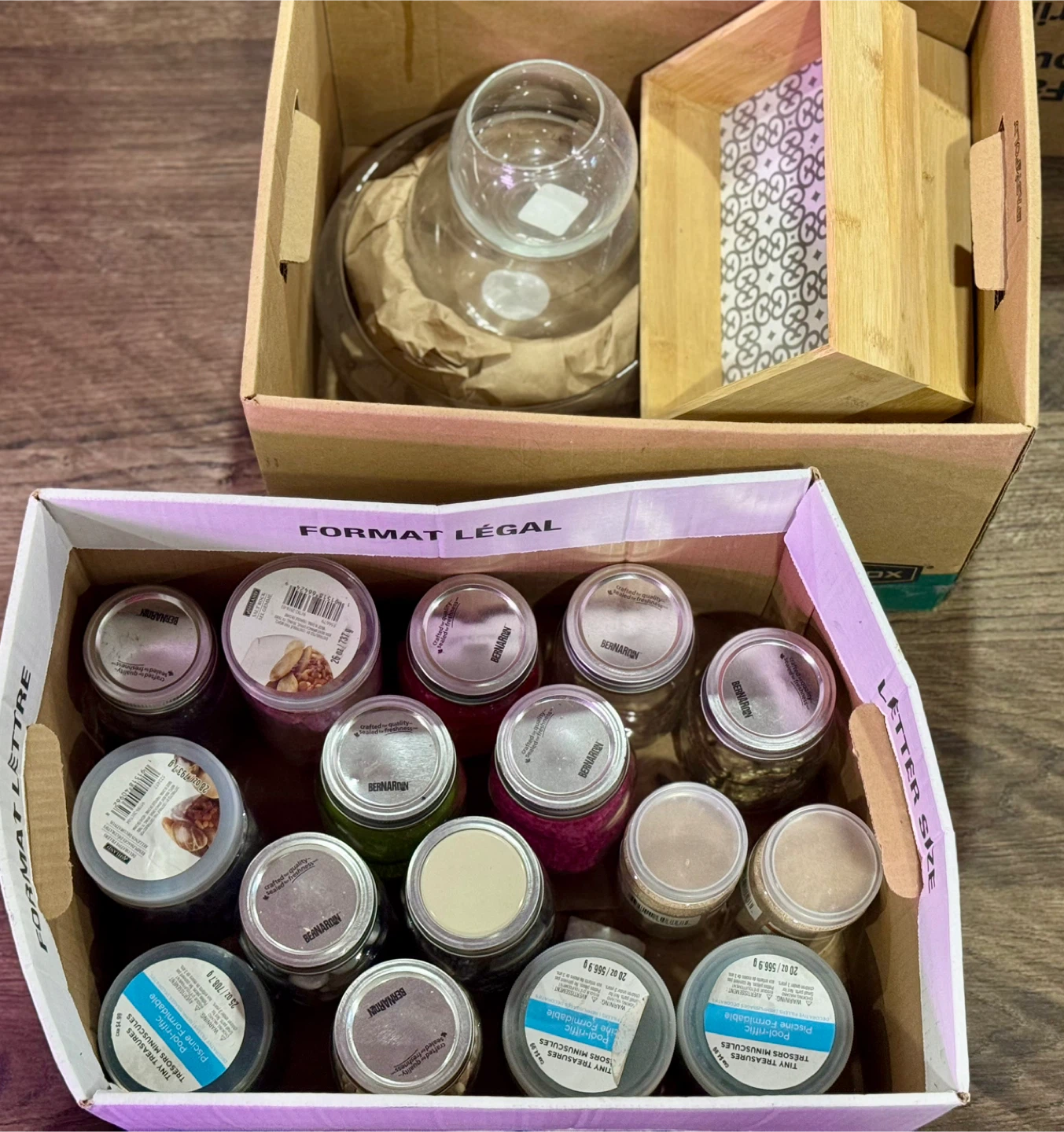 Free Box full of terrarium/craft supplies