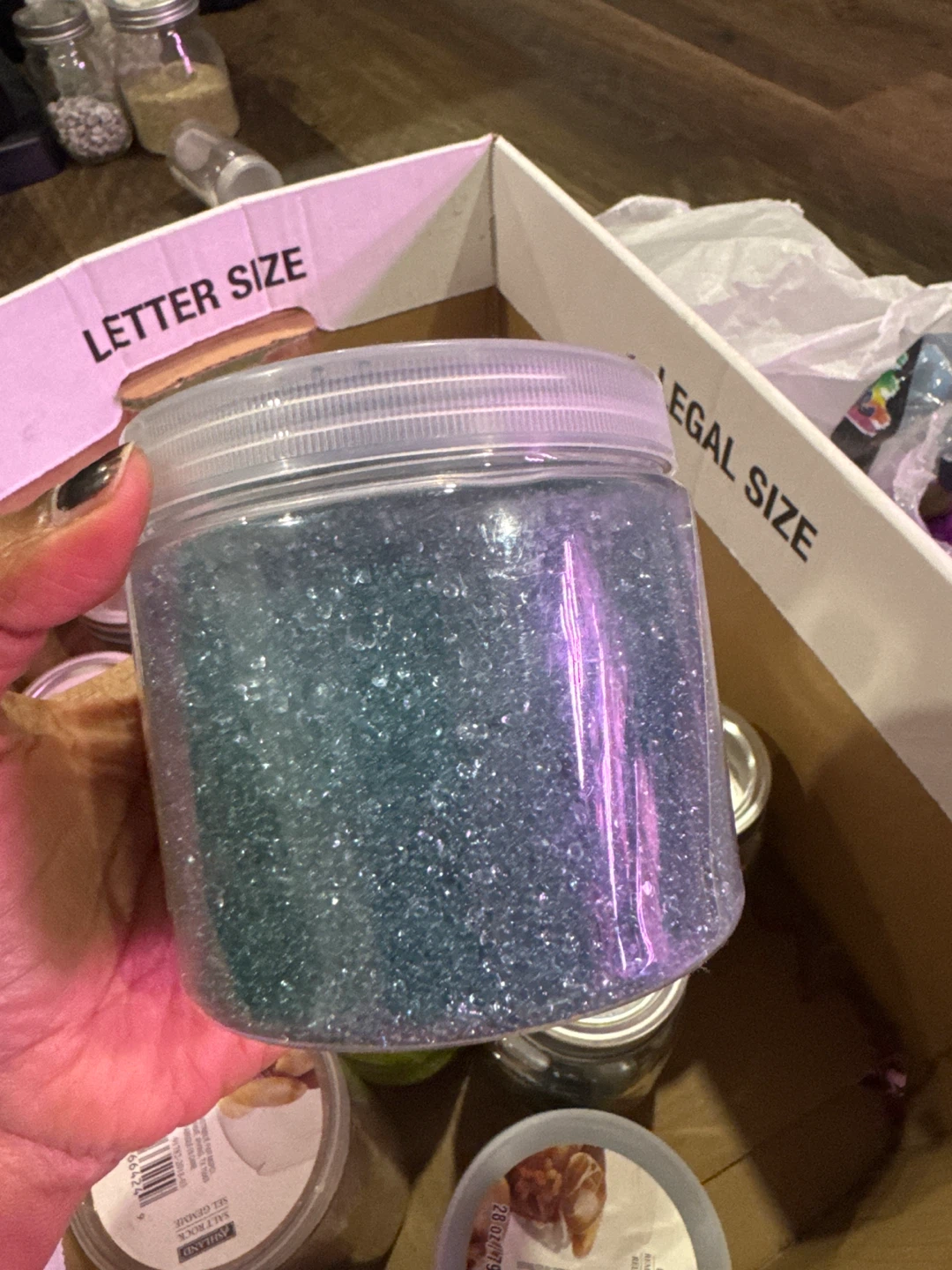 Free Box full of terrarium/craft supplies - photo 5