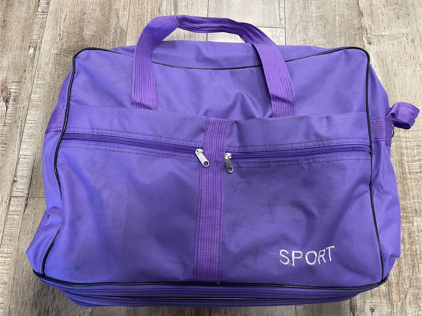 28" Zippers Expandable Purple Luggage Bag - photo 2
