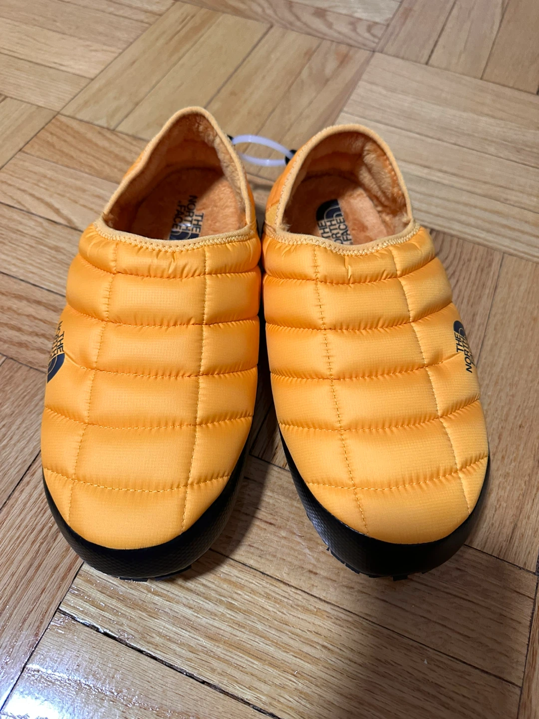The North Face Orange Padded Slippers Men's Size 10