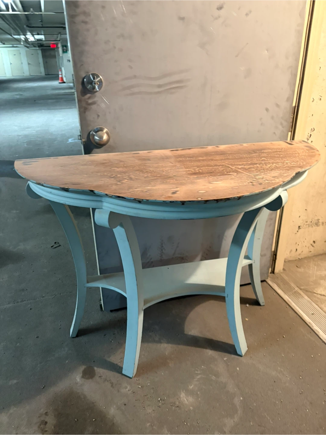 Half-Round Console Table Free must pick up - photo 2