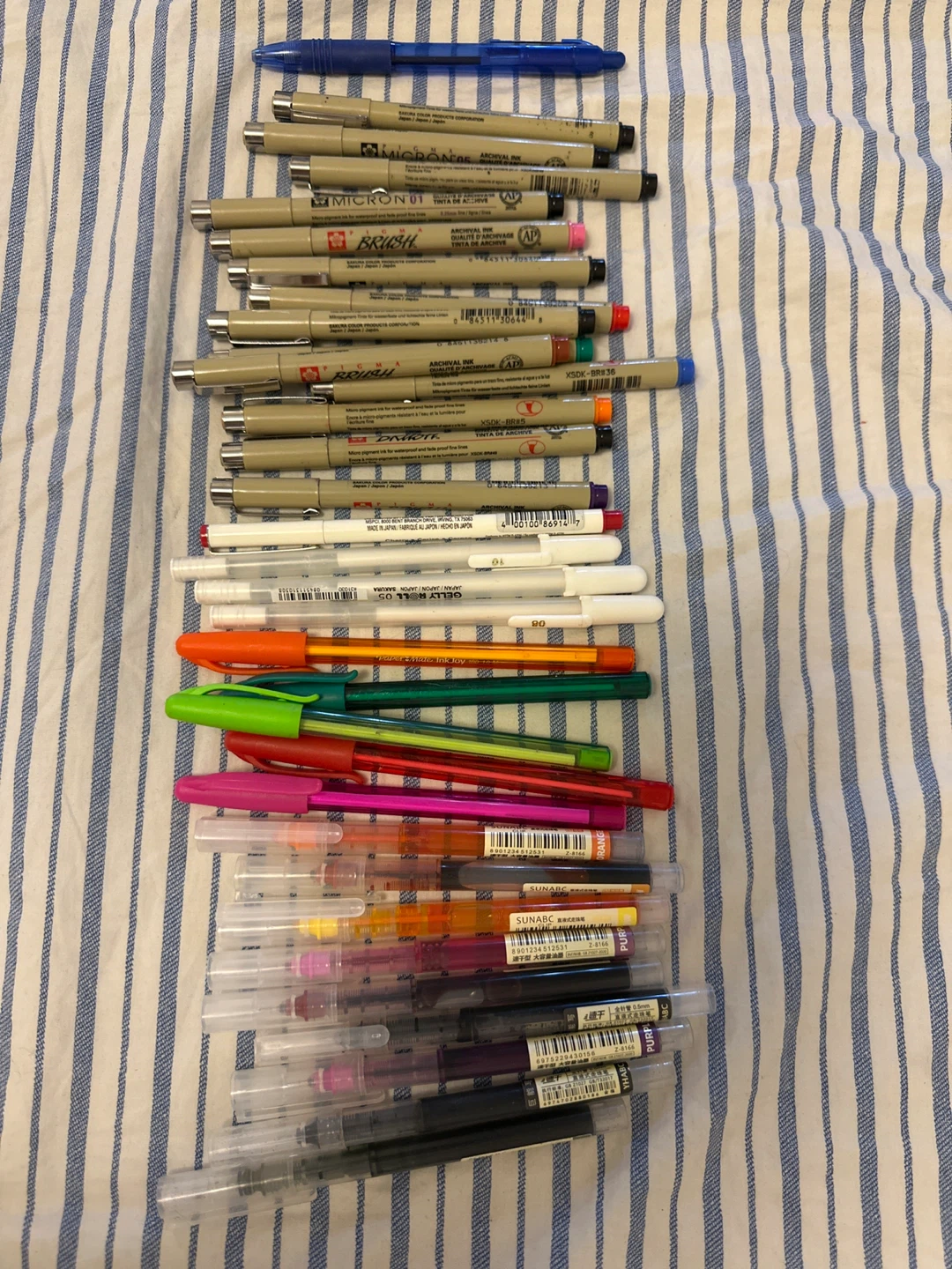 Assorted Pens and Markers