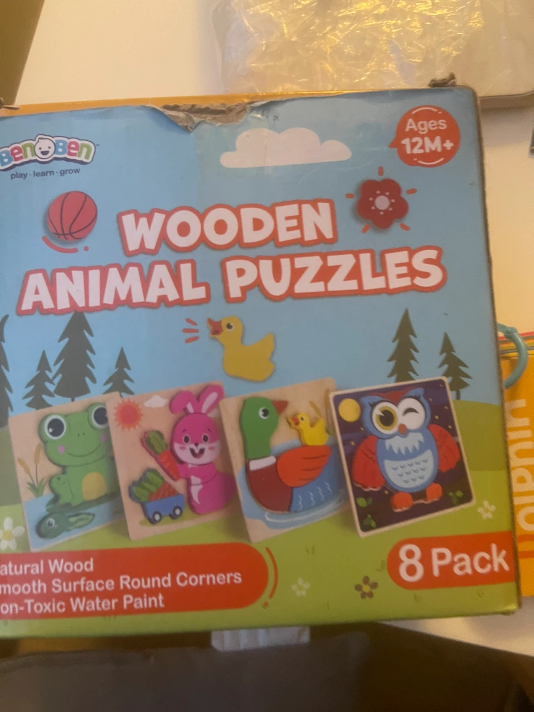 BenBen Wooden Animal Puzzles - 8 set pack - photo 2