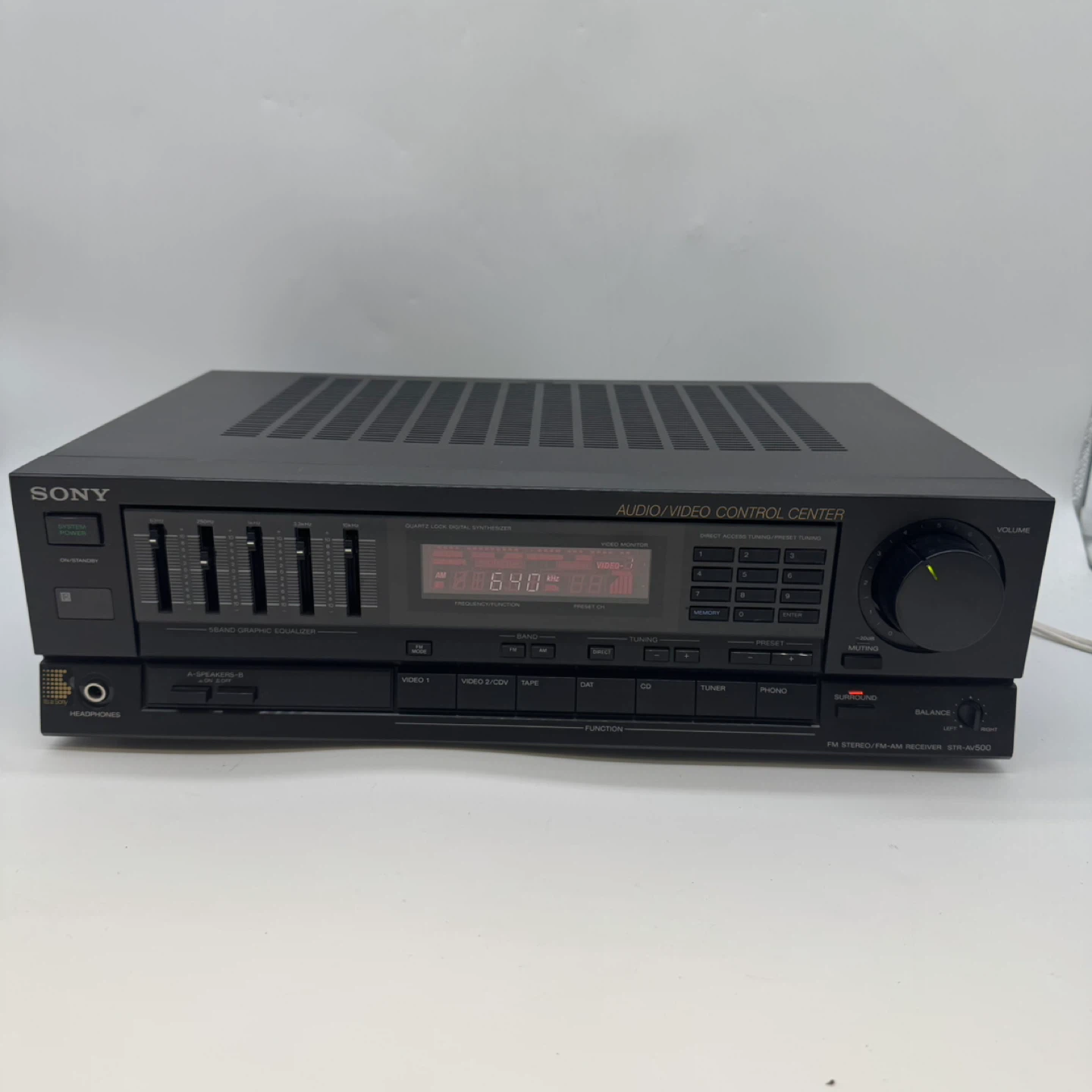 Sony Model STR-AV500 Vintage Stereo Receiver