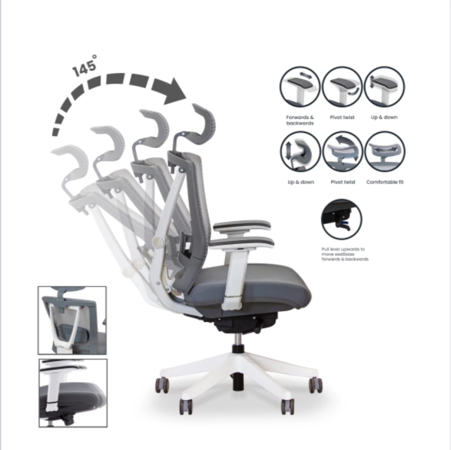 EffyDesk Ergonomic Office Chair (AeryChair) – Almost New - photo 5