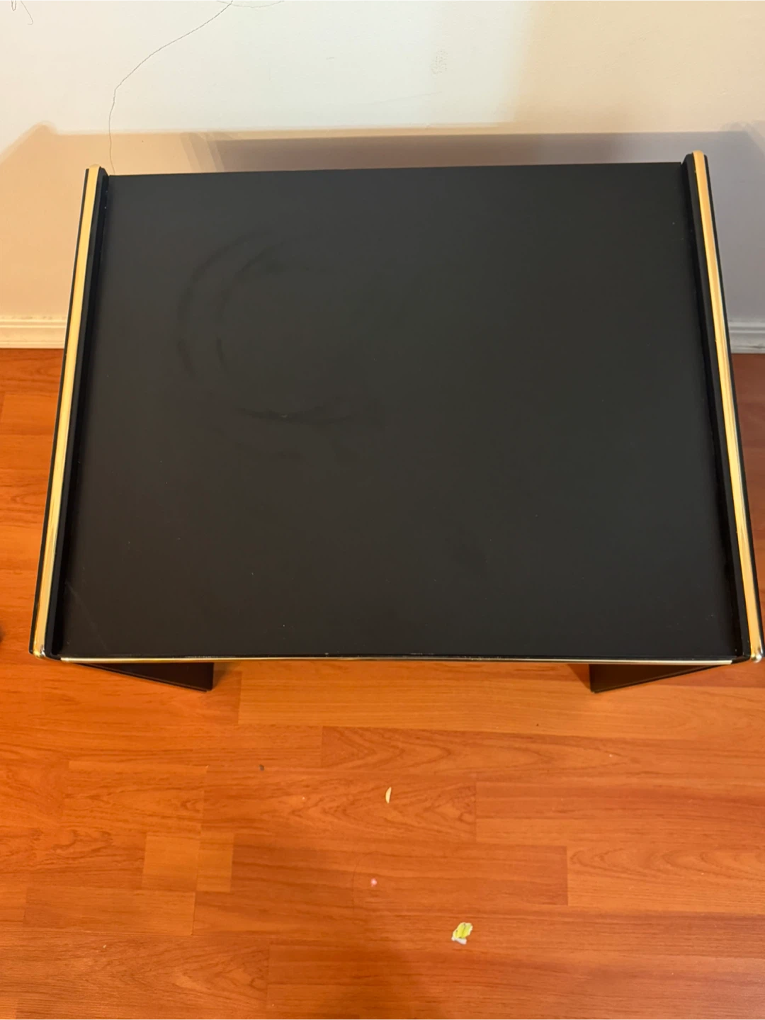 Black Vanity Table with Gold Trim - photo 3