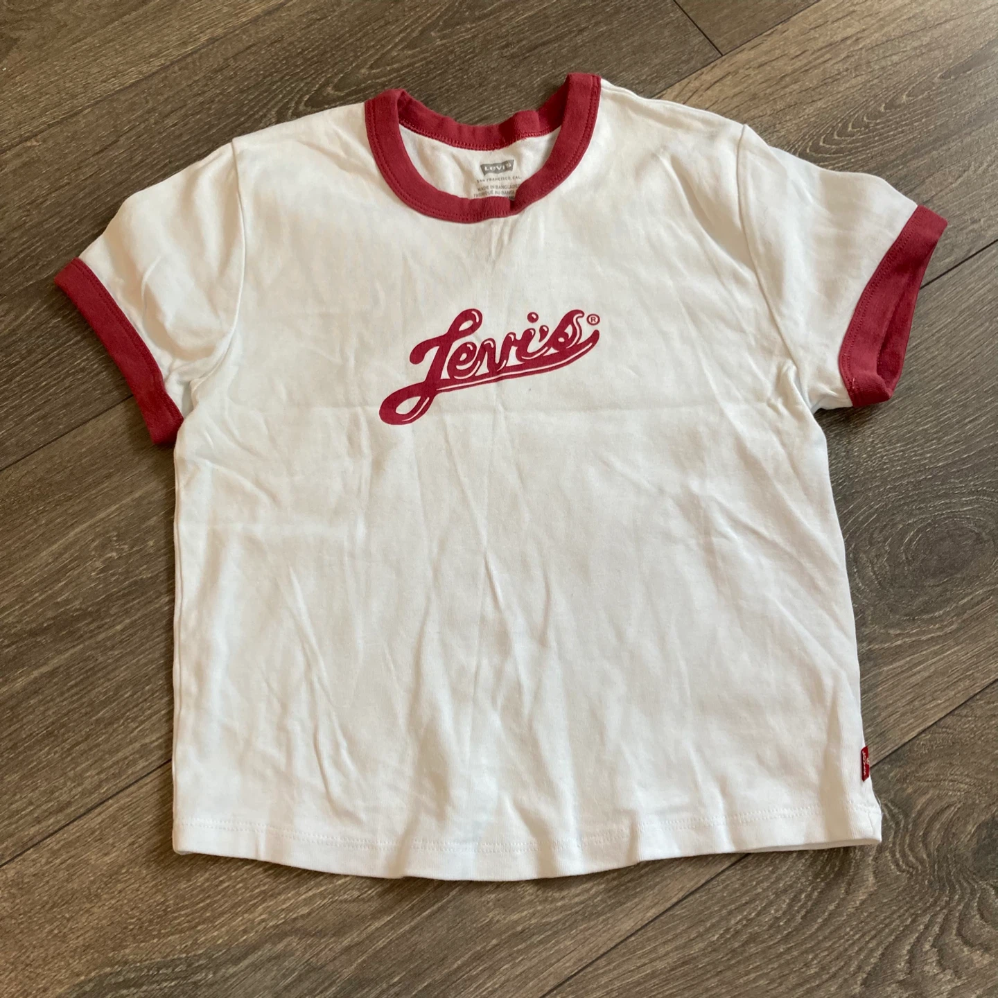 Levi's White & Red Ringer T-Shirt