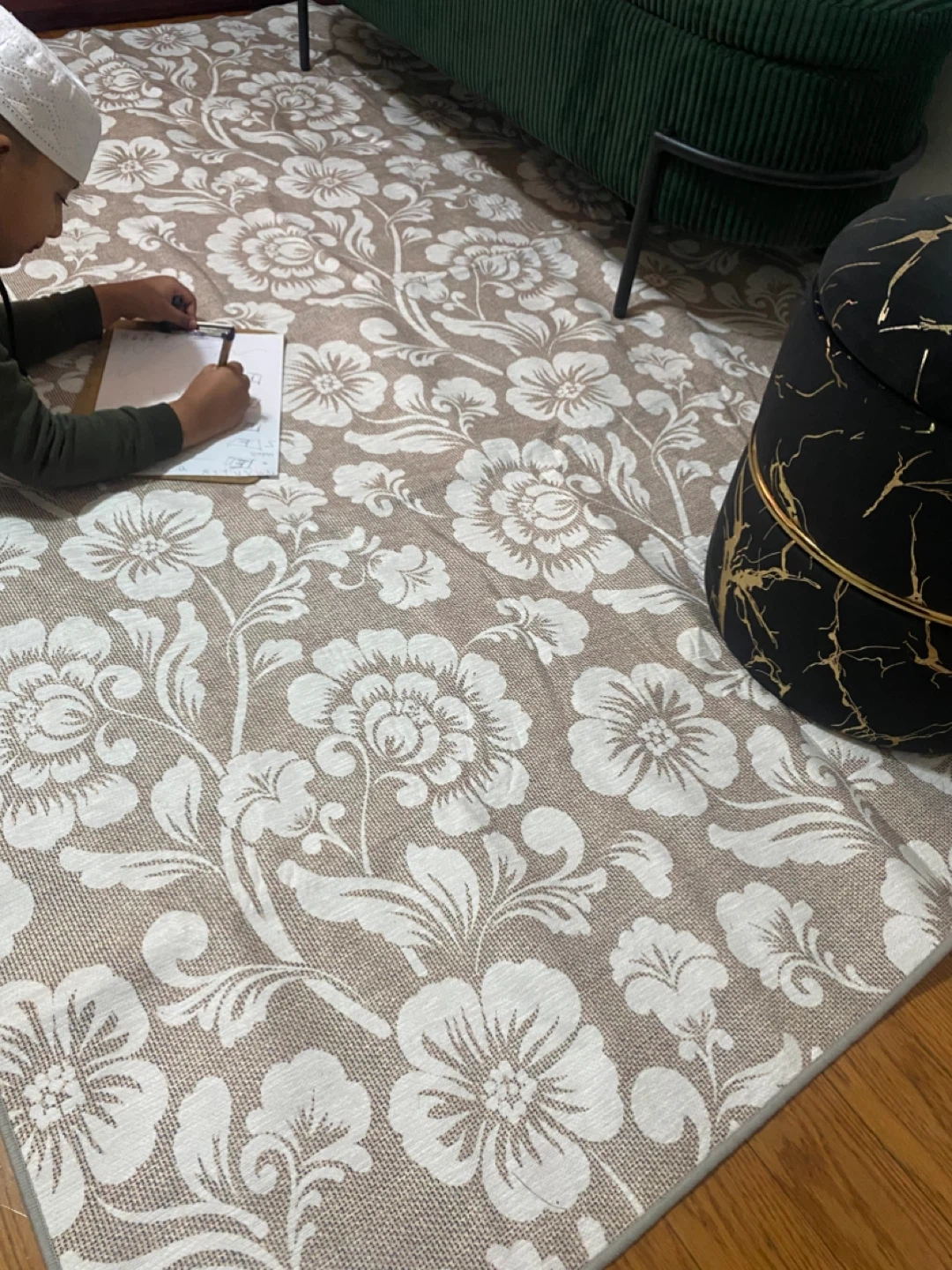 Floral Area Rug