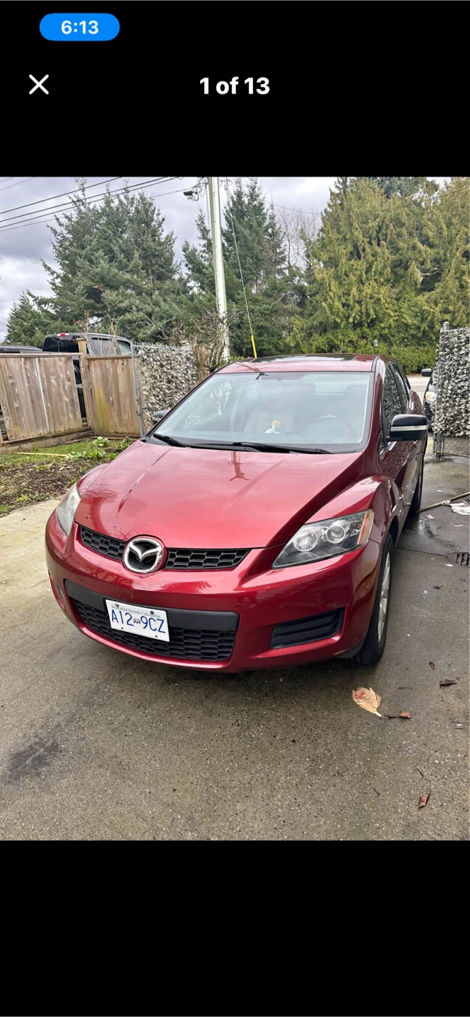 Red Mazda CX-7
