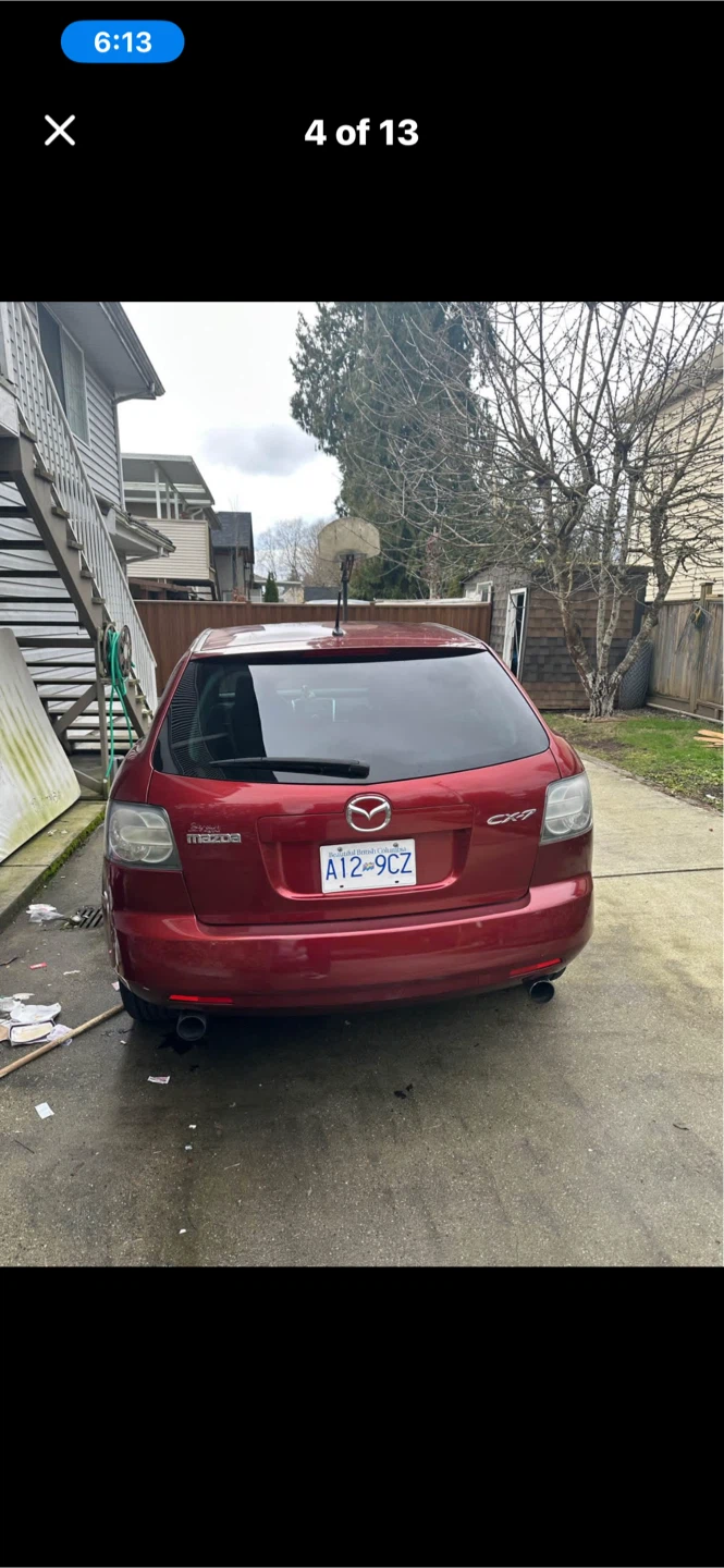 Red Mazda CX-7 - photo 3