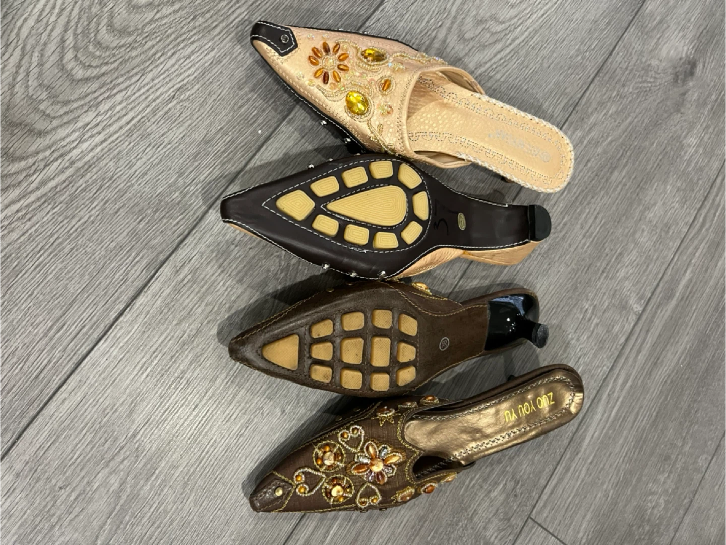 ZUO YOU YOU embellished mules - photo 2