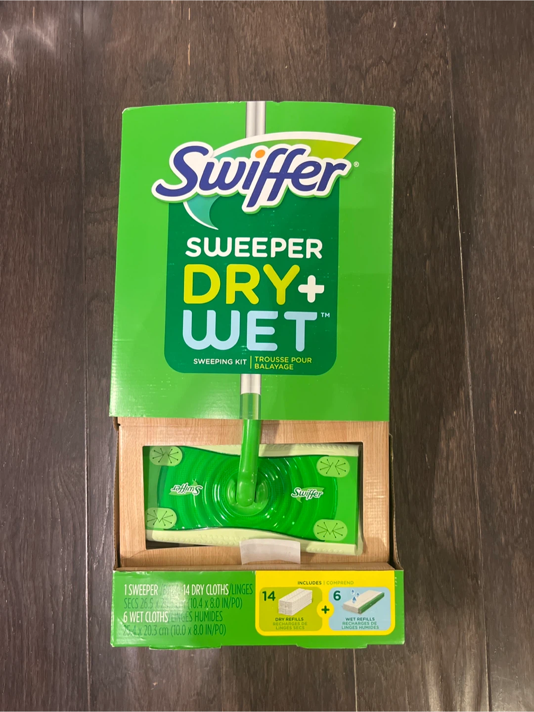 Swiffer Sweeper Dry + Wet Sweeping Kit with Refills