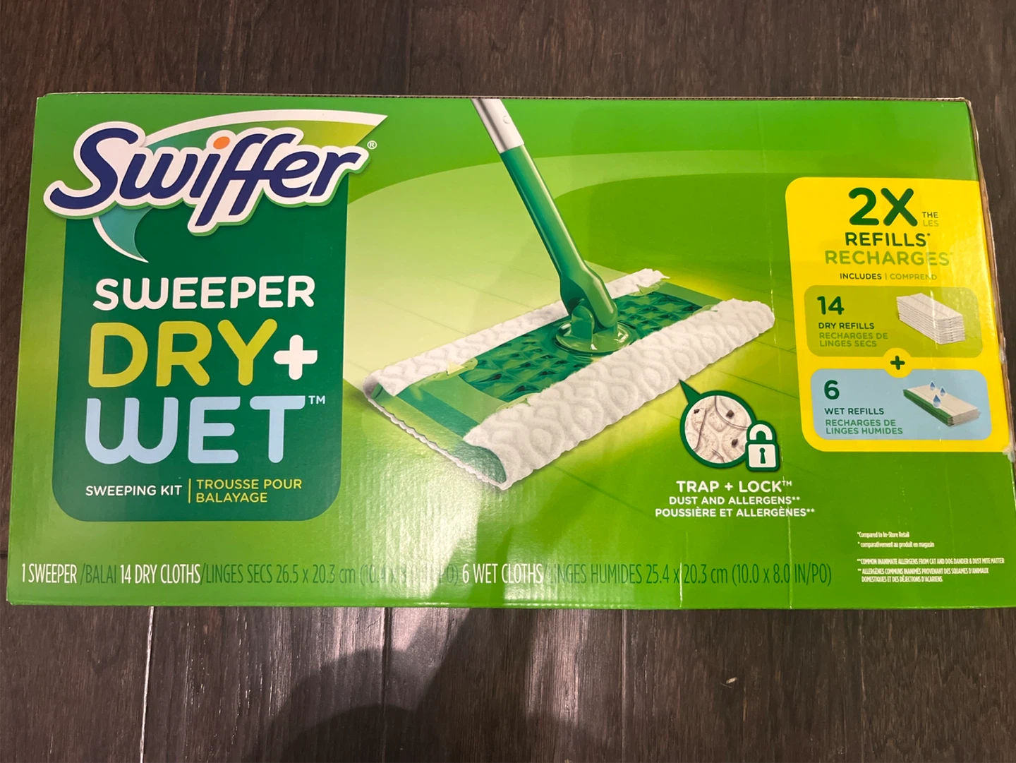 Swiffer Sweeper Dry + Wet Sweeping Kit with Refills - photo 3