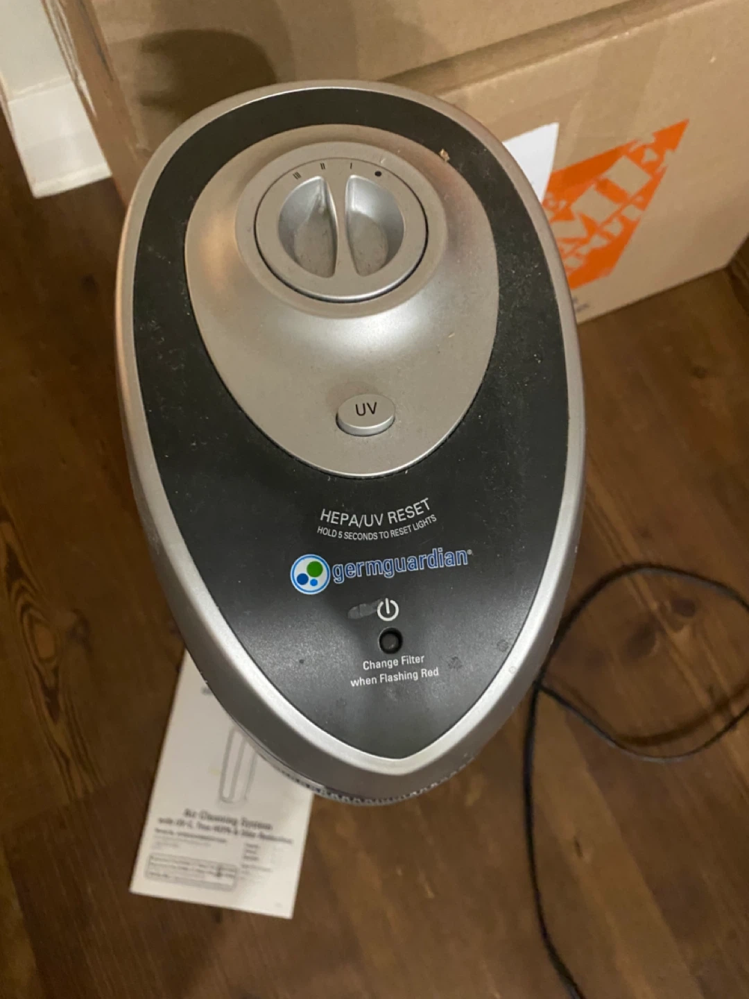 GermGuardian HEPA Air Purifier with UV-C Light - photo 2