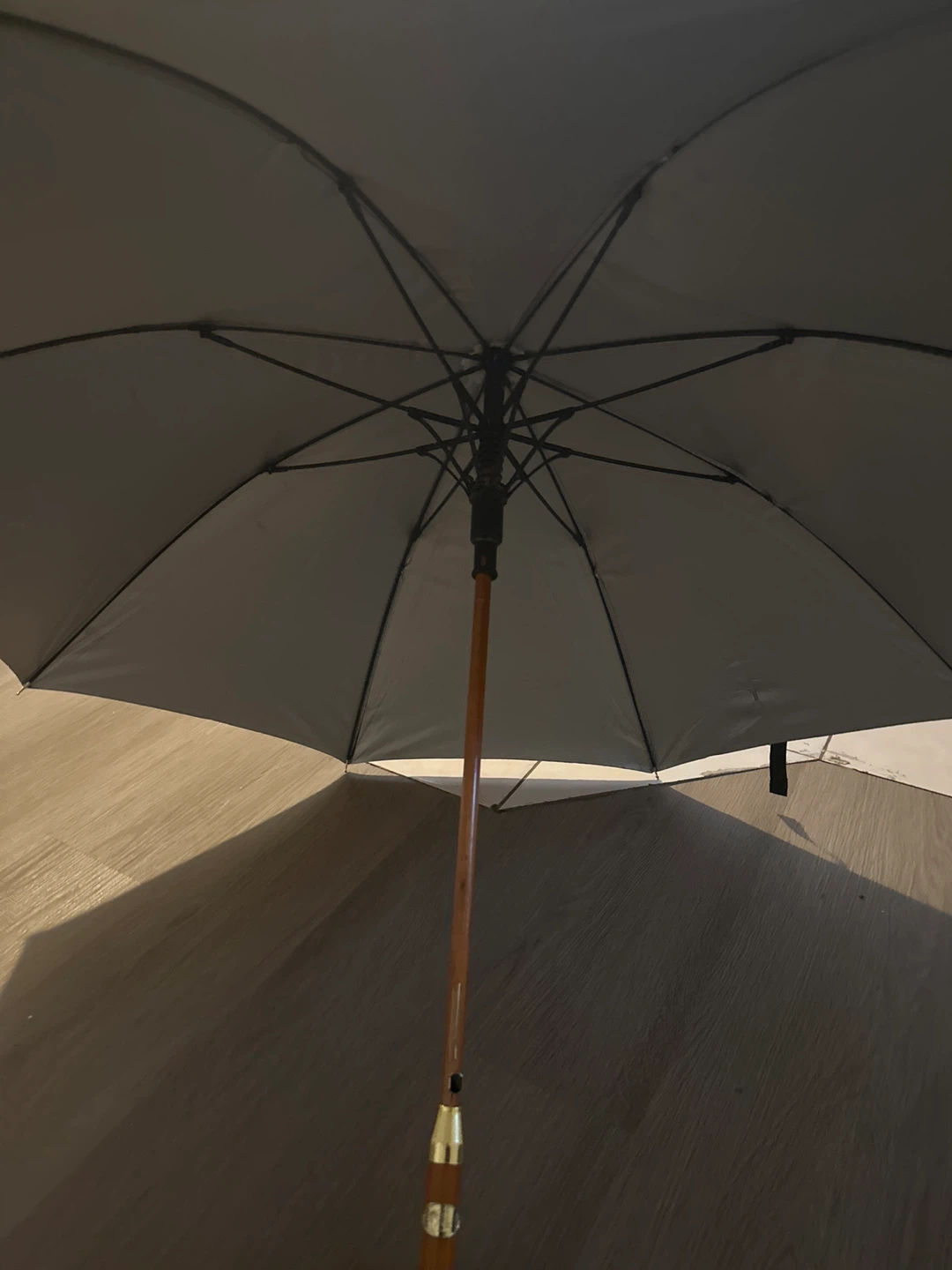 2 Umbrellas - Black Floral and Black Classic - photo 3