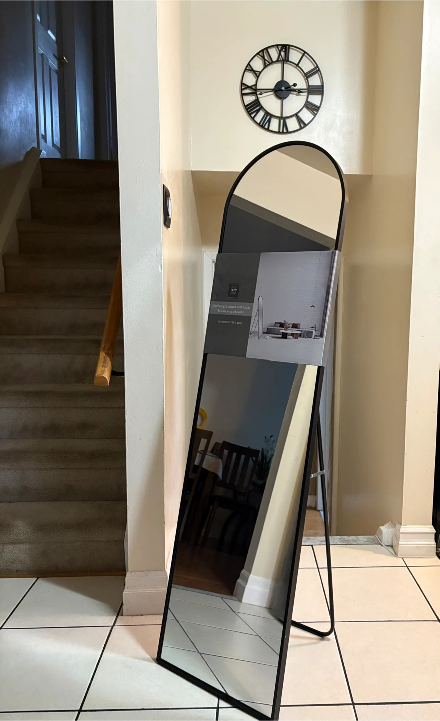 Full Length Arch Mirror with Stand - photo 2
