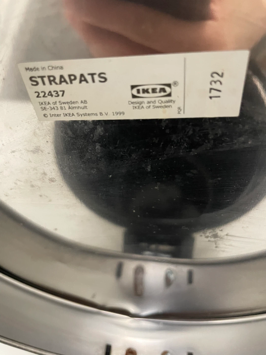 IKEA STRAPATS Stainless Steel Pedal Bin bathroom garbage bin - photo 5