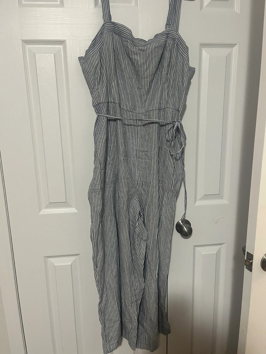 Striped Jumpsuit xl