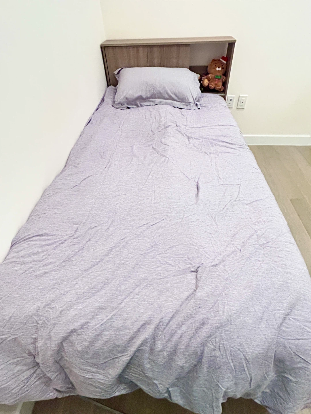 Twin Bed Frame with Headboard and Storage Drawers - photo 4